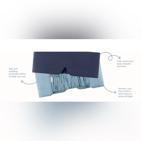 Bearaby Midnight Blue Sleep Eye Mask - Picture 5 of 5